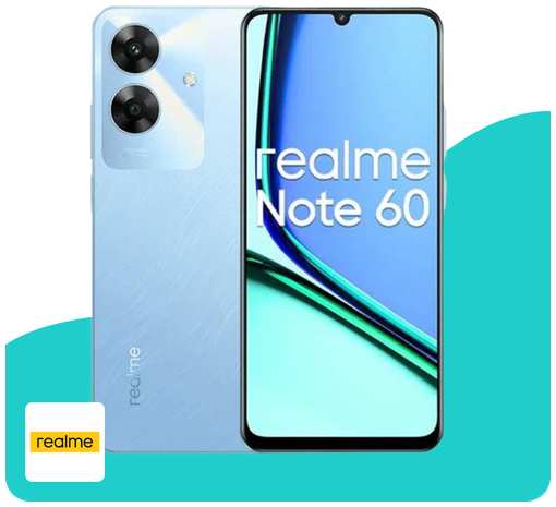 Смартфон Realme Note 60 4/128GB Голубой (RU) 19847206094621