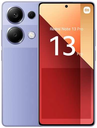 Смартфон Xiaomi Redmi Note 13 Pro 4G 12/256 ГБ Global, Dual nano SIM, Lavender Purple 19847216453268