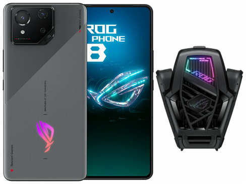 Смартфон ASUS ROG Phone 8 12/256 Гб Rebel , CN версия Tencent, Dual nano SIM, Поддержка русского языка и сервисов Google + Кулер для телефона ROG X