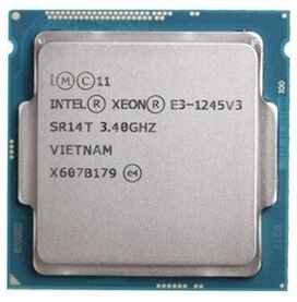 Процессор Intel Xeon E3-1245V3 Haswell LGA1150, 4 x 3400 МГц, OEM 1984739221