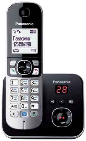 Радиотелефон Panasonic KX-TG6821 серый металлик 1984739635