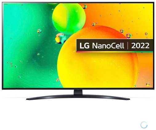 LG 65″ 65NANO766QA синяя сажа {4K Ultra HD 60Hz DVB-T DVB-T2 DVB-C DVB-S DVB-S2 USB WiFi Smart TV (RUS)}