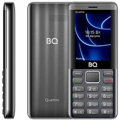 BQ 2453 Quattro, 4 SIM, серый 19847404199929