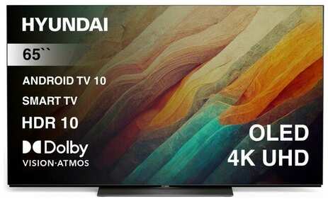 Телевизор OLED Hyundai 65″ H-LED65OBU7700 Android TV Frameless черный/черный 4K Ultra HD12 19847409727718