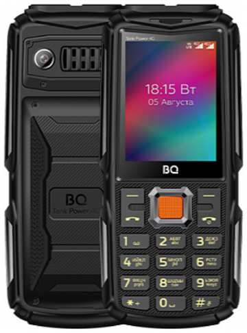 Телефон BQ 2410L Tank Power 4G, 2 nano SIM, black 19847414757978