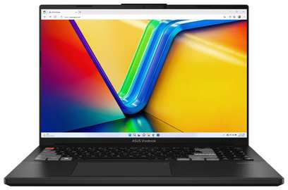 Ноутбук ASUS Vivobook Pro 16X OLED K6604JV-MX016W, 16″ (3200x200) OLED 120Гц/Intel Core i9-13980HX/32GB DDR5/1TB SSD/GeForce RTX 4060 8GB/Win 11 Home, черный (90NB1102-M008P0) 19847424578643