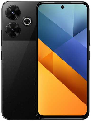 Смартфон Xiaomi Poco M6 4G 8/256 ГБ Global, Dual nano SIM, черный 19847450905928