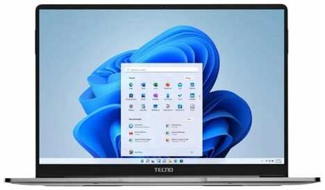 Ноутбук Tecno MEGABOOK T1 15.6' (AMD R7-5800U, RAM 16 ГБ, SSD 512 ГБ, Windows 11), серый 19847455552843