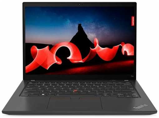 14″ Ноутбук Lenovo ThinkPad T14 Gen 4, 2880×1800 IPS, AMD Ryzen 5 PRO 7540U 3.3ГГц / AMD Radeon 740M, 16 ГБ LDDR5x, 512 ГБ SSD, 4G LTE Интернет, Windows 11 Pro RUS, русская клавиатура