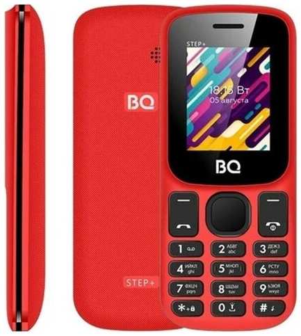 Сотовый телефон BQ M-1848 Step+, 1.77″, 2 sim, microSD, 600 мАч, черно-красный 19847466756281