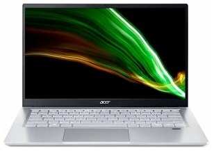 Ноутбук Acer SWIFT 3 SF314-43-R0AL AMD Ryzen 3 5300U 2600MHz/14″/1920x1080/8GB/256GB SSD/DVD нет/AMD Radeon Graphics/Wi-Fi/Bluetooth/Eshell (NX. AB1ER.004) серебристый 19847471743351