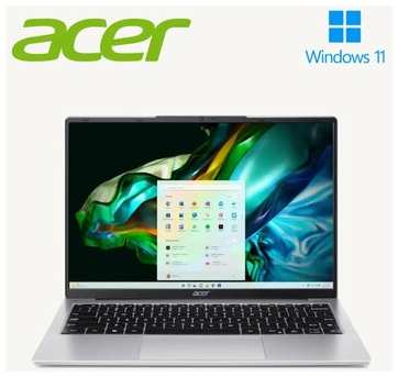14″ Ноутбук Acer Aspire Lite 14, Intel Processor N100 (2.1 ГГц), RAM 8 ГБ DDR5, SSD 256 ГБ, Intel UHD Graphics, , Cеребристый , Русская раскладка 19847495218243