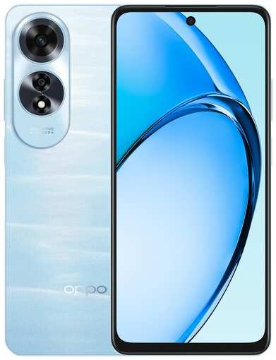 Смартфон OPPO A60 8/256 ГБ RU, Dual nano SIM, голубой 19847603004934