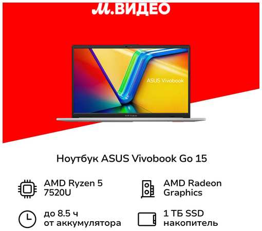 Ноутбук ASUS Vivobook Go 15 OLED E1504FA-L11198 (90NB0ZR1-M02420)