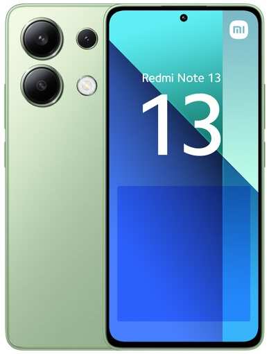 Смартфон Xiaomi Redmi Note 13 4G 8/512 ГБ Global, Dual nano SIM, mint green 19847733703170