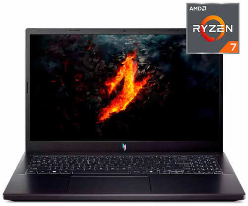 Ноутбук Acer Nitro V ANV15-41 Ryzen 7 7735HS 16 GB / SSD 1 TB / GeForce RTX 3050 6GB / NO OS / NH. QSHER.003