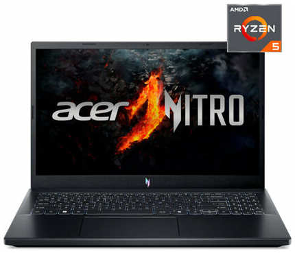 Ноутбук Acer Nitro V 15 ANV15-41 Ryzen 5 7535HS 16GB / SSD 512GB / GeForce RTX 2050 / NO OS / NH. QSJER.001