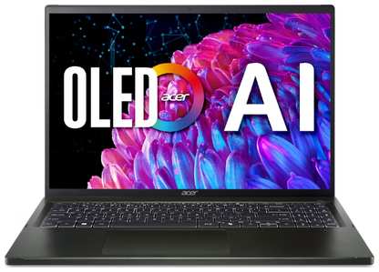 16″ Ноутбук Acer Swift Edge 16 SFE16-44-R2RD 3200x2000, AMD Ryzen 7 8840U 3.3 ГГц, RAM 16 ГБ, LPDDR5, SSD 1 ТБ, AMD Radeon Graphics, Windows 11 Home, NX.KTDCD.002, черный 19847827080908