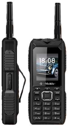 Телефон S Mobile S555 1/16 ГБ Global, 4 SIM, черный 19847843241348
