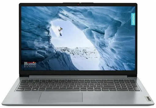 Ноутбук Lenovo IdeaPad 1 15IAU7, 15.6″, Intel Core i3-1215U, RAM 8 ГБ, SSD 512 ГБ, Intel UHD Graphics, Без системы, (82QD00ETRK), русская раскладка