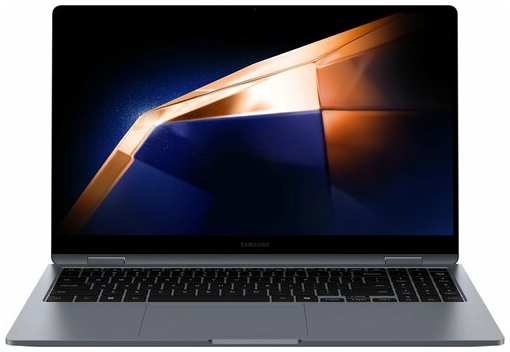 Ноутбук Samsung Galaxy Book 4 360 NP750 Core 5 120U 16Gb SSD512Gb Intel Graphics 15.6″ AMOLED Touch FHD (1920x1080) Windows 11 Home English WiFi BT Cam (NP750QGK-KG1IN)