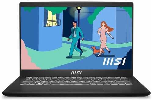 14″ Ноутбук MSI Modern 14 C5M-010XRU (9S7-14JK12-010) - 1920х1080, IPS, AMD Ryzen 5 5625U, ядра: 6 х 2.3 ГГц, 16 ГБ, SSD 512 ГБ, AMD Radeon, Free DOS