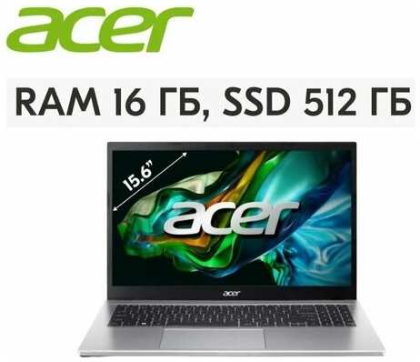 15,6″ Ноутбук Acer A315-44P-R7K7/Aspire 3/1г/Ryzen 5/5500U/2,1 GHz/16 Gb/PCIe NVMe SSD/512 Gb/No ODD/Radeon/Graphics/256 Mb/1920x1080/Без операционной системы 19847866988848