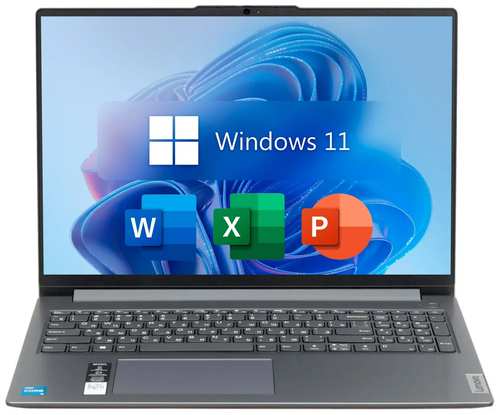 16″ Ноутбук Lenovo IdeaPad Slim 3, Intel Core i5-12450H (3.3 ГГц), RAM 16 ГБ DDR5, SSD 1 ТБ, Windows 11 Pro + Office 2021, Серый, Русская раскладка 19847867435367