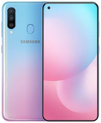 Смартфон Samsung Galaxy A60 6/64 ГБ CN, 2 SIM, розовато-голубой