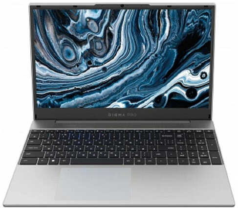 Ноутбук Digma Pro Breve 15.6″ (DN15R5-ADXW03) FHD/Ryzen 5 5500U/16Gb/SSD512Gb/W11Pro/silver