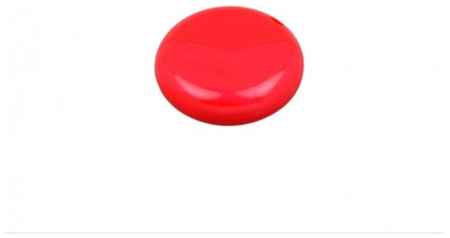 Пластиковая промо флешка круглой формы (64 Гб / GB USB 2.0 Красный/Red 021-Round Круглая в качестве сувенира под логотип заказчика) 19848000032007