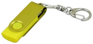 Флешка для нанесения Квебек Solid (64 Гб / GB USB 3.0 Желтый/Yellow 031 Внешняя флешка с нанесением компании доступна мелким оптом) 19848000033553