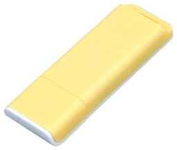 Оригинальная двухцветная флешка для нанесения логотипа (128 Гб / GB USB 2.0 Желтый/Yellow Style) 19848000035582