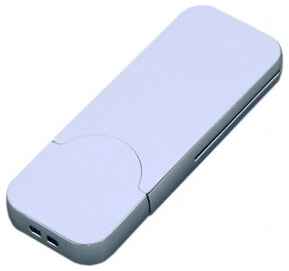 Apple Пластиковая флешка для нанесения логотипа в стиле iphone (64 Гб / GB USB 3.0 Белый/White I-phone_style Плайк Plike S127) 19848000035632