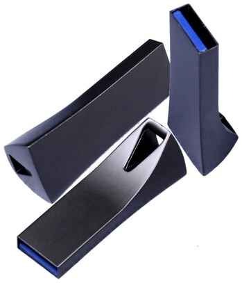 Centersuvenir.com Компактная металлическая флешка с отверстием (8 Гб / GB USB 2.0 Черный mini6 флешнакомипитель Mini оптом) 19848000035897