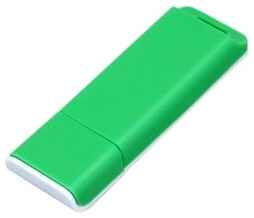 Оригинальная двухцветная флешка для нанесения логотипа (4 Гб / GB USB 2.0 Зеленый/Green Style Flash drive оригинально) 19848000054569