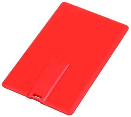 Super Talent Флешка для нанесения логотипа в виде пластиковой карты (8 Гб / GB USB 2.0 Красный/Red card1 Flash drive VF-801С1) 19848000058393