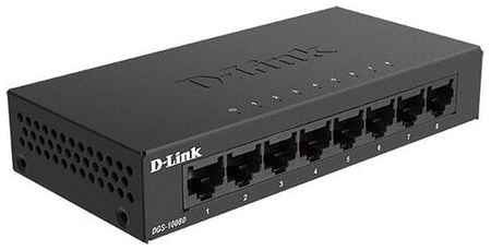 D-Link DGS-1008D/K2A Неуправляемый коммутатор с 8 портами 10/100/1000 Base-T и функцией энергосбережения 19848002659655