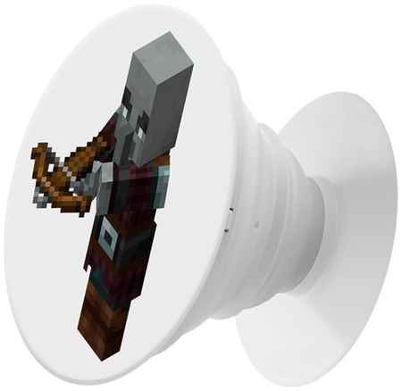 Пластмассовый держатель Krutoff для телефона Попсокет Minecraft - Разбойник