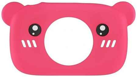 Чехол GSMIN Bear Case для детской цифровой камеры GSMIN Fun Camera (Розовый) 19848014737377