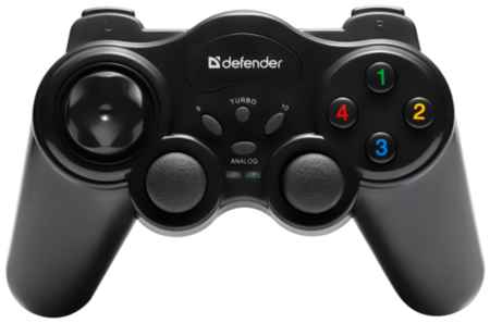 Defender Беспроводной геймпад Game Master Wireless USB, радио, 12 кнопок, 2 стика