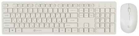 Комплект клавиатура + мышь OKLICK 240M, white, английская/русская 19848020426931