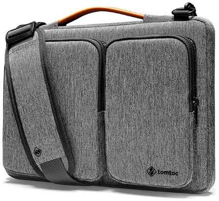Сумка Tomtoc Defender Laptop Shoulder Bag A42 для ноутбуков 14-13,5″ серая (A42-C01G) 19848021018129