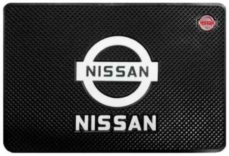 Коврик на приборную панель c логотипом NISSAN (противоскользящий)