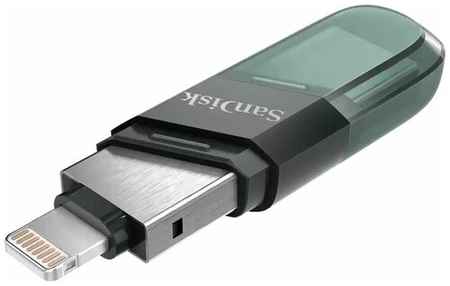 Флеш накопитель для iPhone SanDisk iXpand Flash Drive Flip 64gb 2 разъема USB3.1+lightning 19848023259126