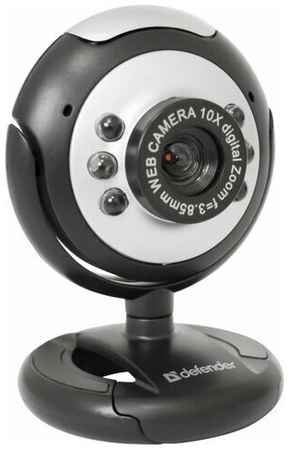 Веб-камера DEFENDER C-110, комплект 10 шт 0.3 Мп, микрофон, USB 2.0/1.1+3.5 мм jack, подсветка, регулируемое крепление, черная, 63110 19848025977529