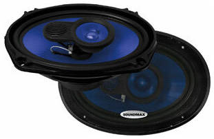 Автомобильная акустика SoundMAX SM-CSE693 черный 198480274