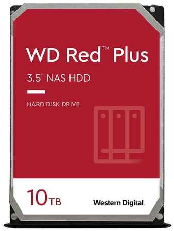 10 ТБ Внутренний жесткий диск Western Digital Red Plus 3.5″ 7200 (WD101EFBX) 19848029142825