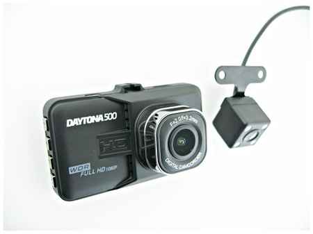 DAYTONA 500 Видеорегистратор DV-130 с камерой заднего вида 2 канала записи 19848029774886