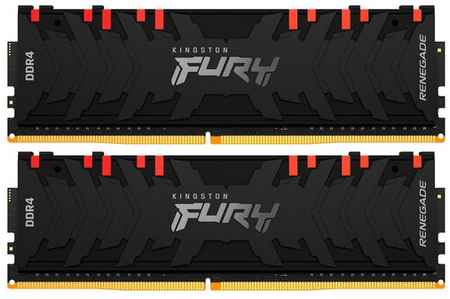 HyperX Оперативная память Kingston Fury Renegade RGB DDR4 3200 МГц 2x8 ГБ DDR4 (KF432C16RBAK2/16) 19848029835170